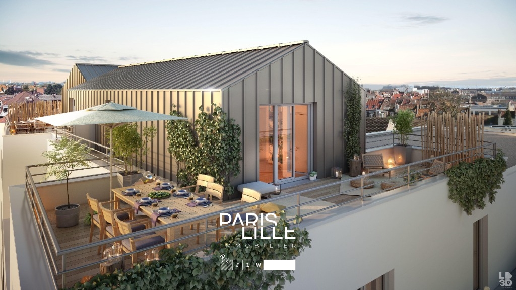 Marcq t4 terrasse et parkings Photo 3 - Paris Lille Immobilier