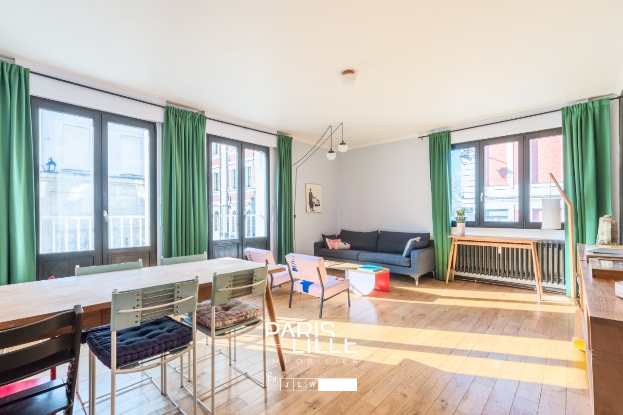 Appartement type 4 vieux lille 83 36m2 parking securise Photo 2 - Paris Lille Immobilier