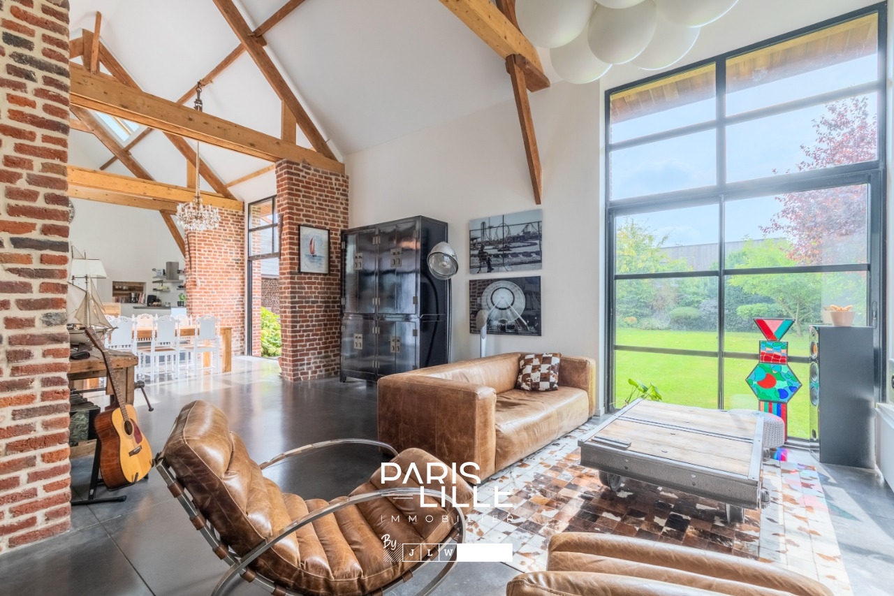 Superbe corps de ferme jardin et piscine  Photo 3 - Paris Lille Immobilier