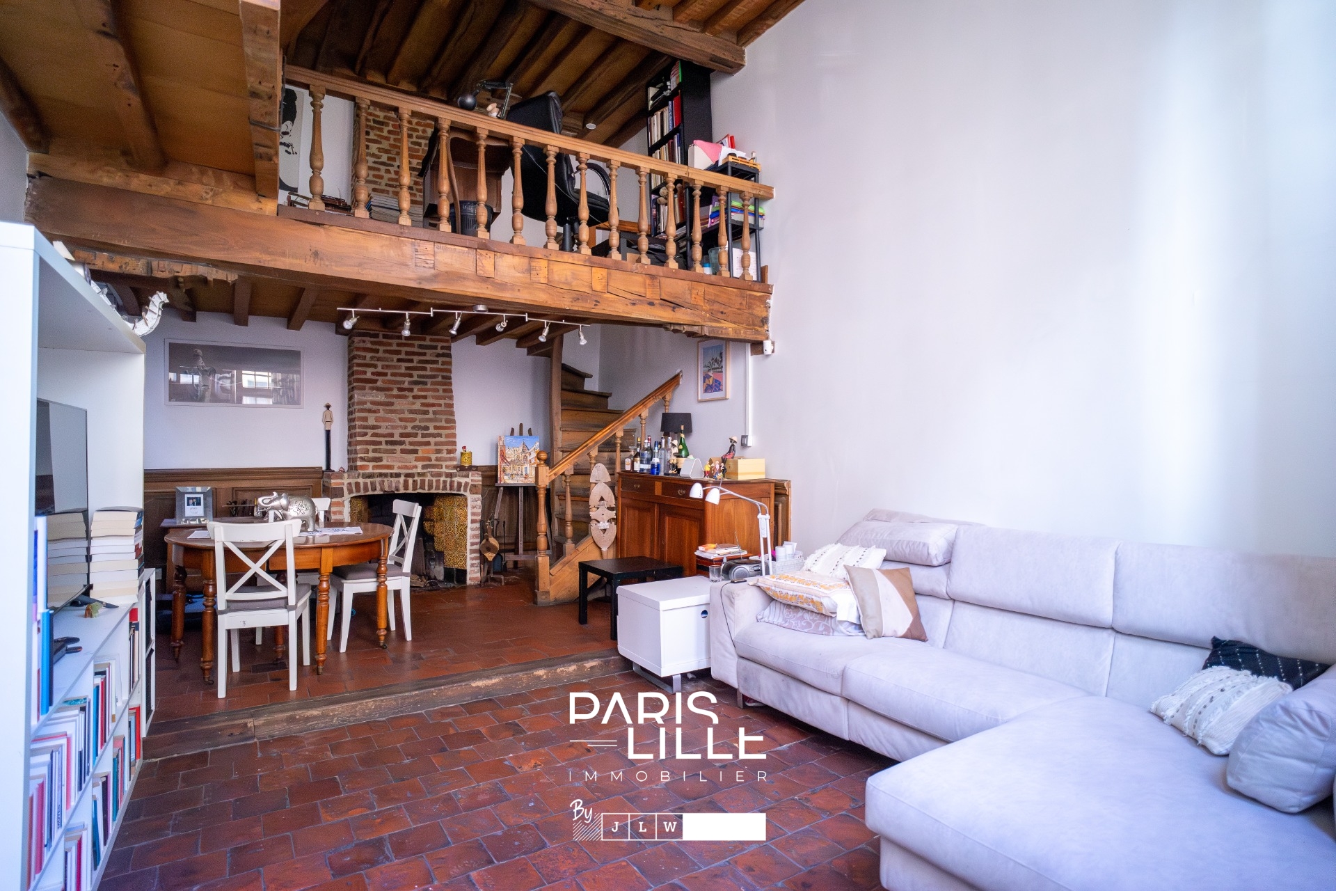 Maison fin xviiieme 150m2 cour et cave vieux lille Photo 1 - Paris Lille Immobilier