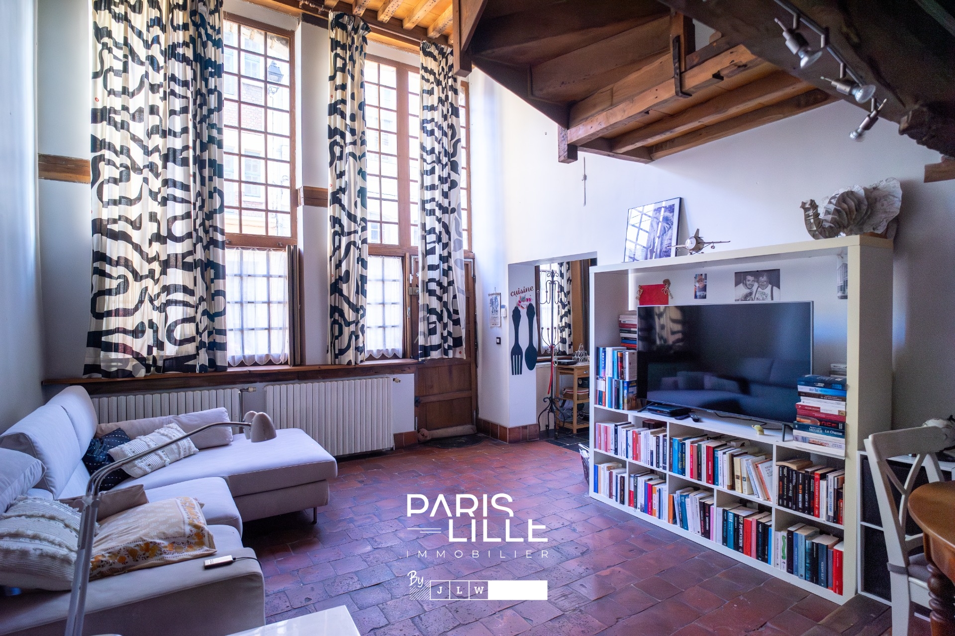 Maison fin xviiieme 150m2 cour et cave vieux lille Photo 5 - Paris Lille Immobilier