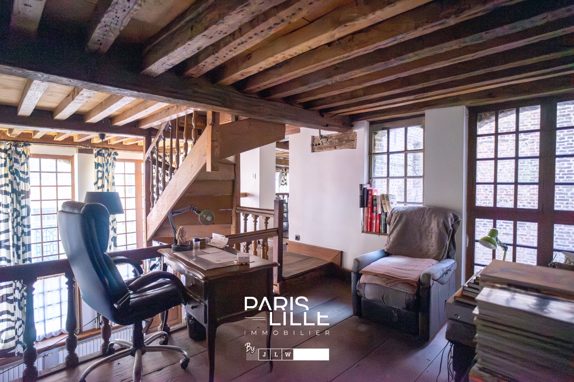 Maison fin xviiieme 150m2 cour et cave vieux lille Photo 10 - Paris Lille Immobilier