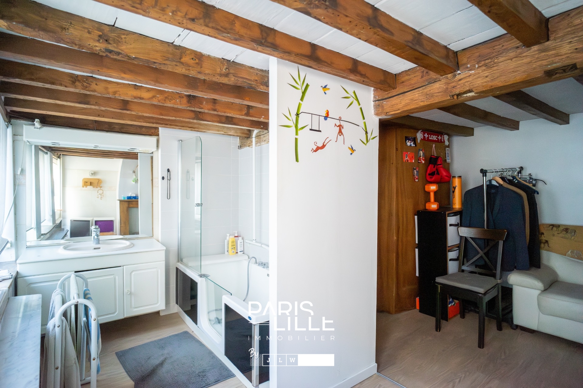 Maison fin xviiieme 150m2 cour et cave vieux lille Photo 11 - Paris Lille Immobilier