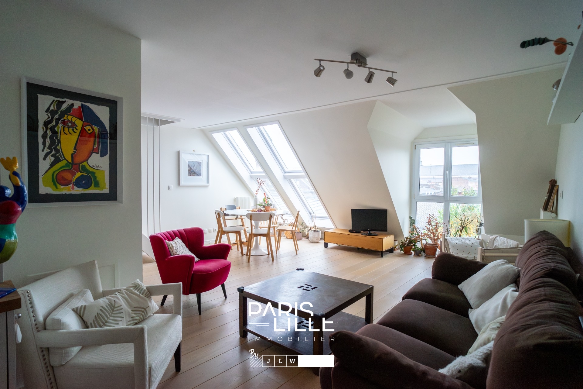 Joli type 3 vieux lille 98m2 Photo 2 - Paris Lille Immobilier