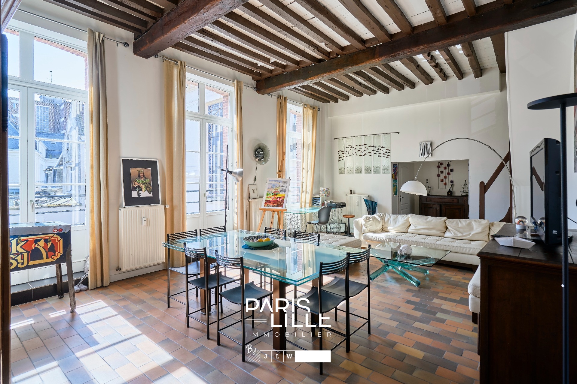 Lille hyper centre   vieux lille t3 duplex Photo 1 - Paris Lille Immobilier