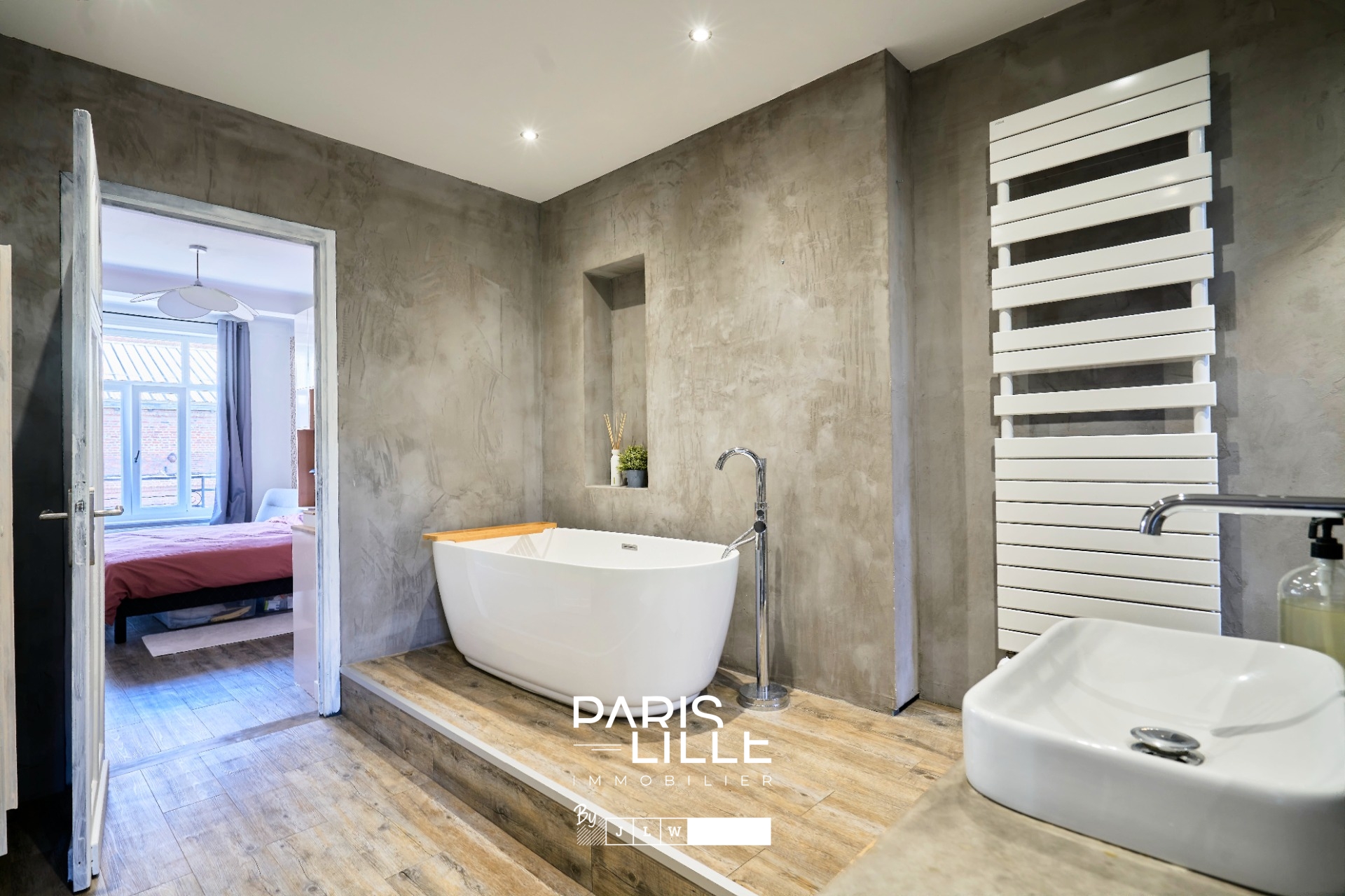 Appartement de charme renove deux chambres  Photo 8 - Paris Lille Immobilier