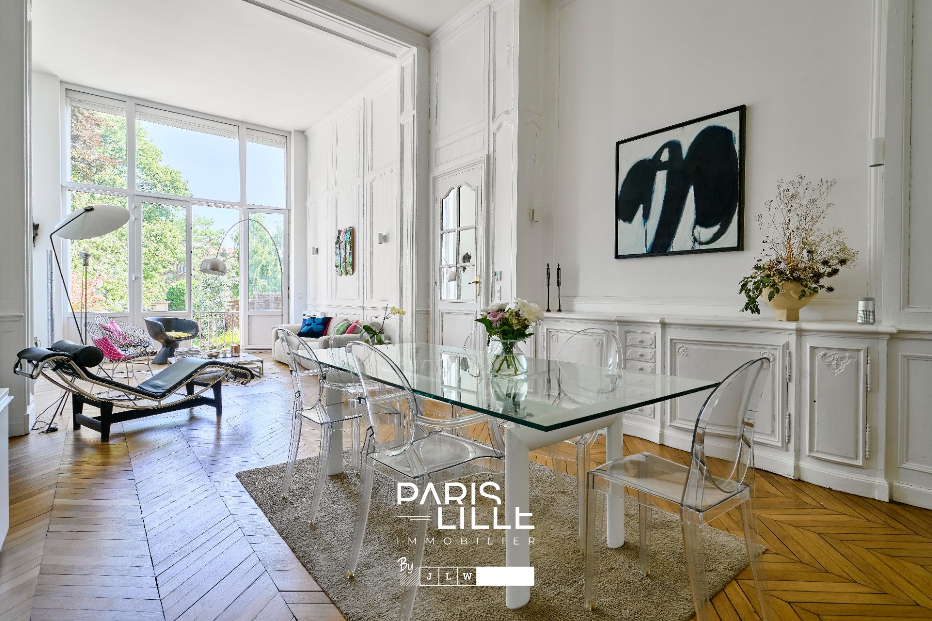 Duplex dans maison bourgeoise proche de barbieux Photo 3 - Paris Lille Immobilier