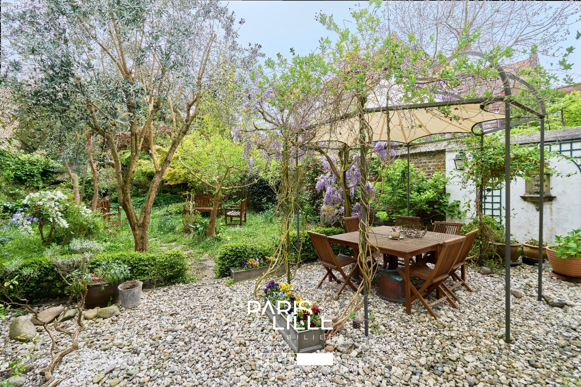 Lille saint michel  maison de famille  beau jardin arbore Photo 1 - Paris Lille Immobilier