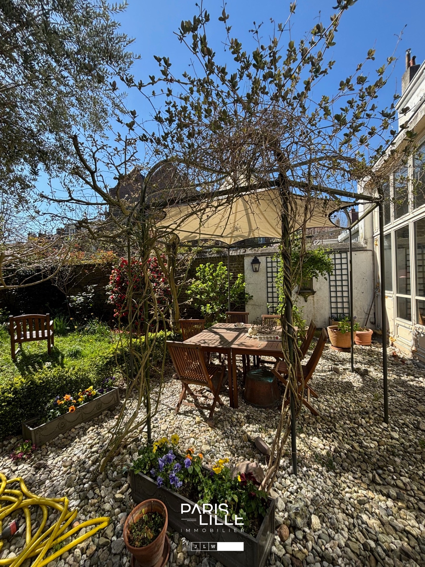 Lille saint michel  maison de famille  beau jardin arbore Photo 9 - Paris Lille Immobilier