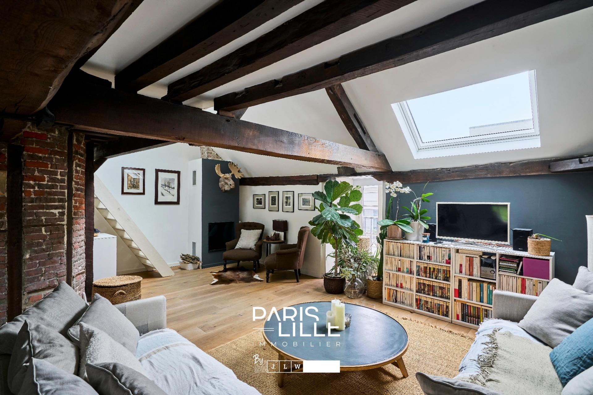 Appartement dernier etage deux chambres et garage  Photo 2 - Paris Lille Immobilier