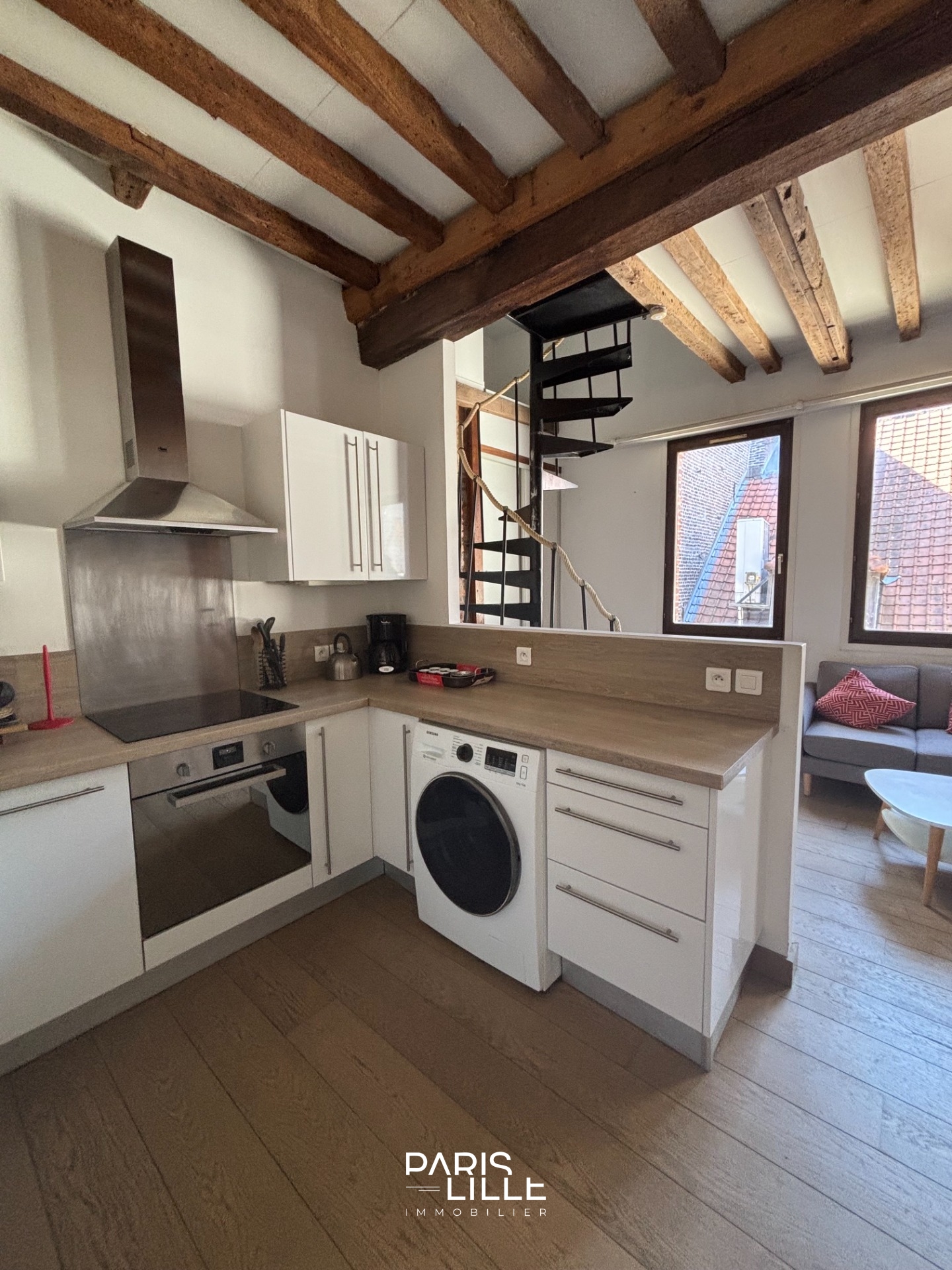 Vieux lille rue de la monnaie appartement duplex t2 Photo 5 - Paris Lille Immobilier Vieux lille rue de la monnaie appartement duplex t2 Photo 5 - Paris Lille Immobilier