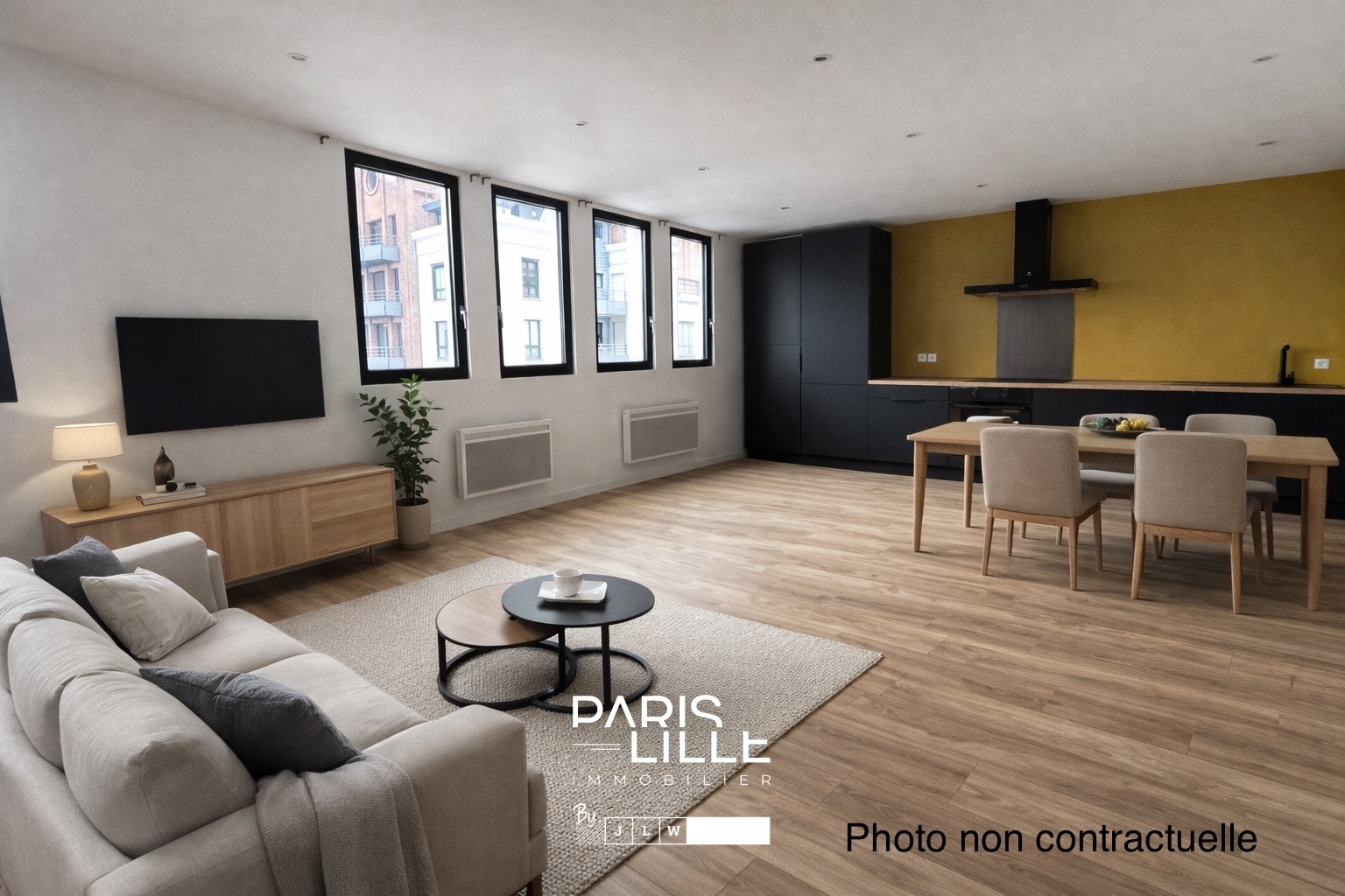 Vieux lille appartement de type 3 avec parking et cave Photo 1 - Paris Lille Immobilier