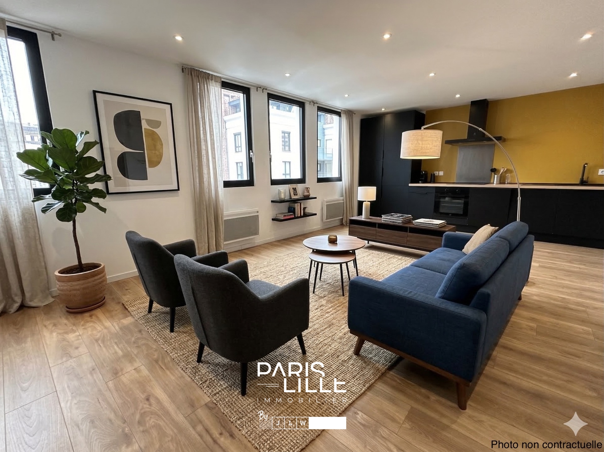 Vieux lille appartement de type 3 avec parking et cave Photo 1 - Paris Lille Immobilier