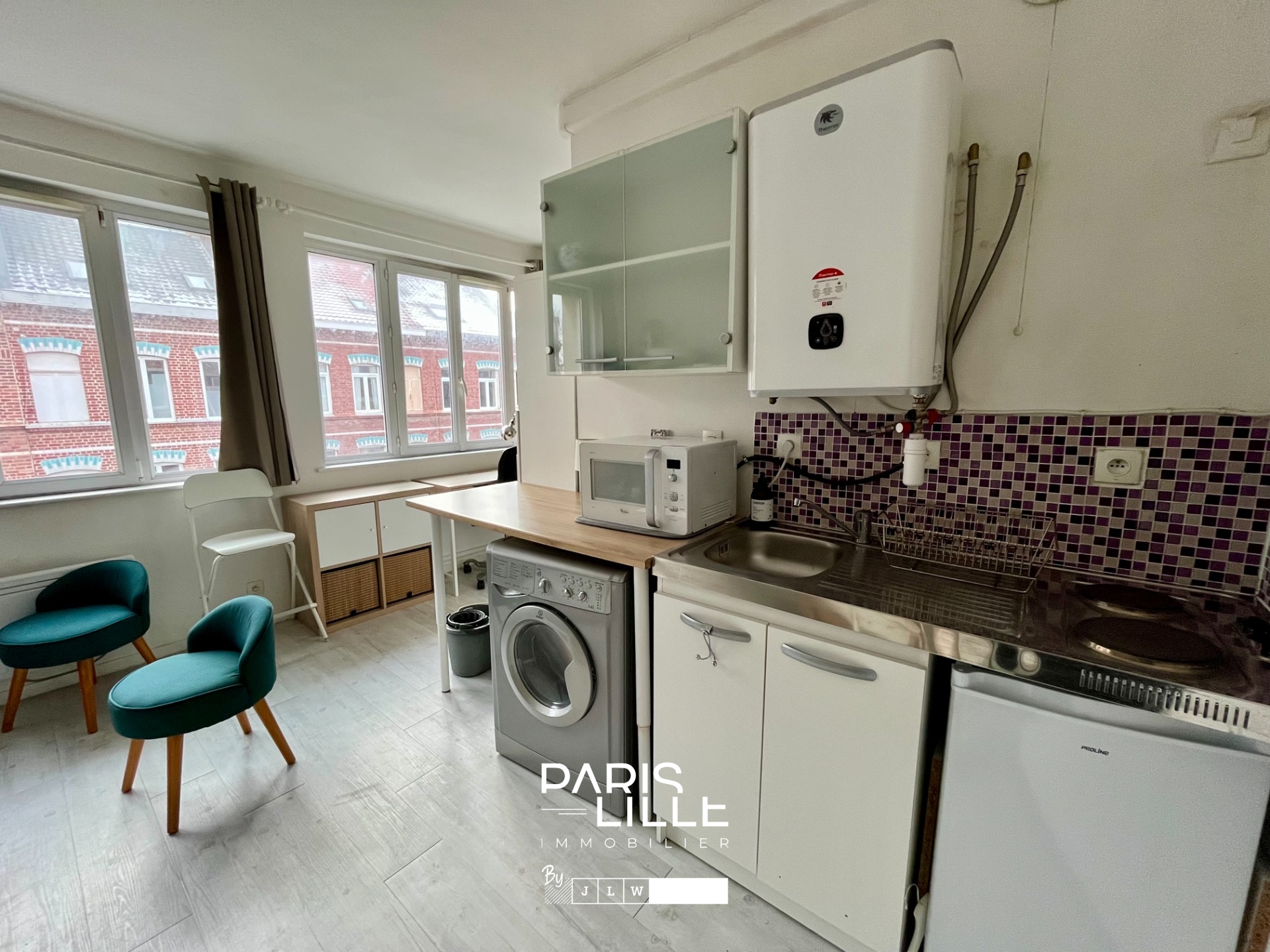Lille moulins  studio de 21m avec parking Photo 4 - Paris Lille Immobilier