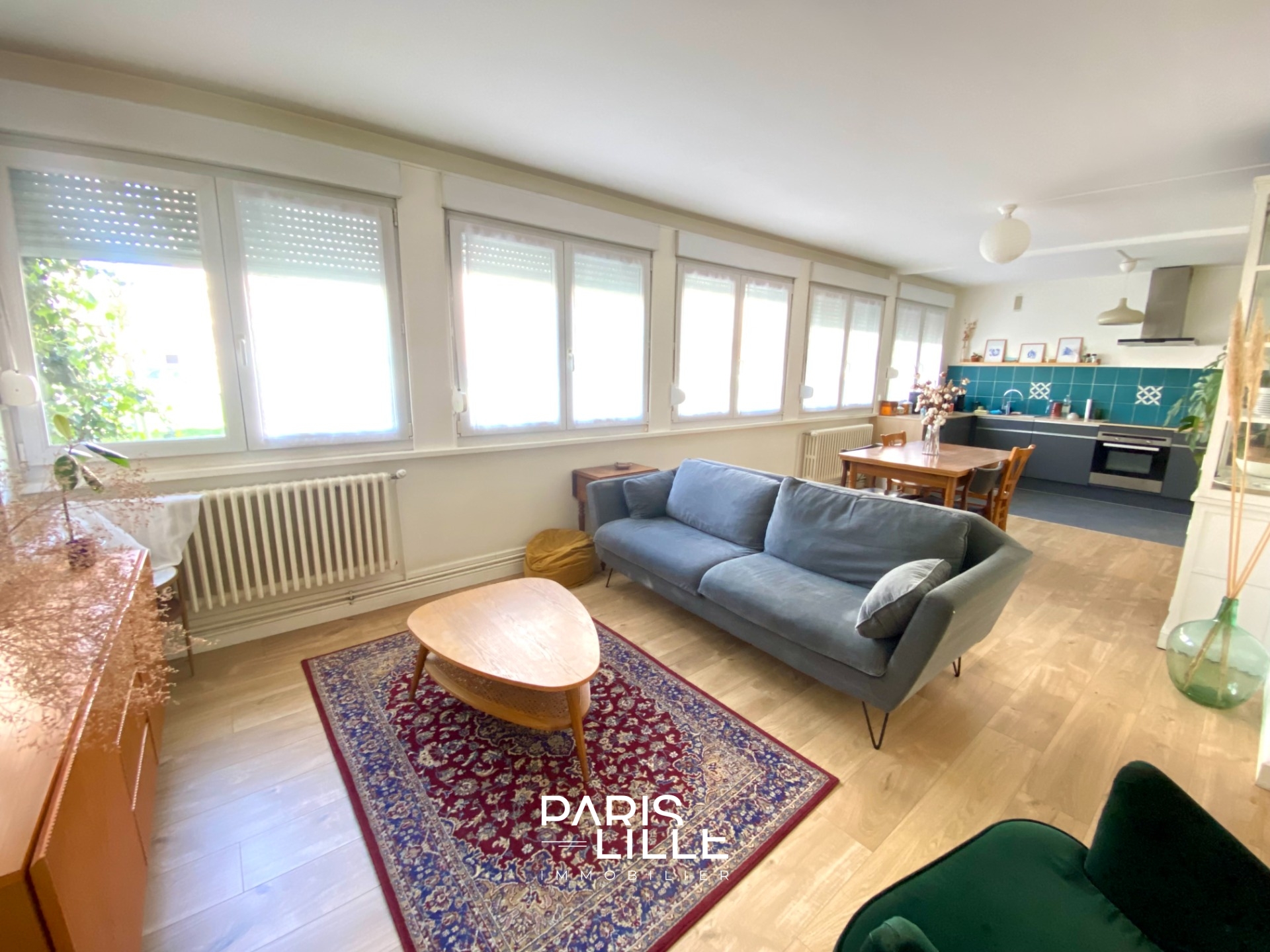 Appartement trois chambres avec jardin commun  Photo 2 - Paris Lille Immobilier
