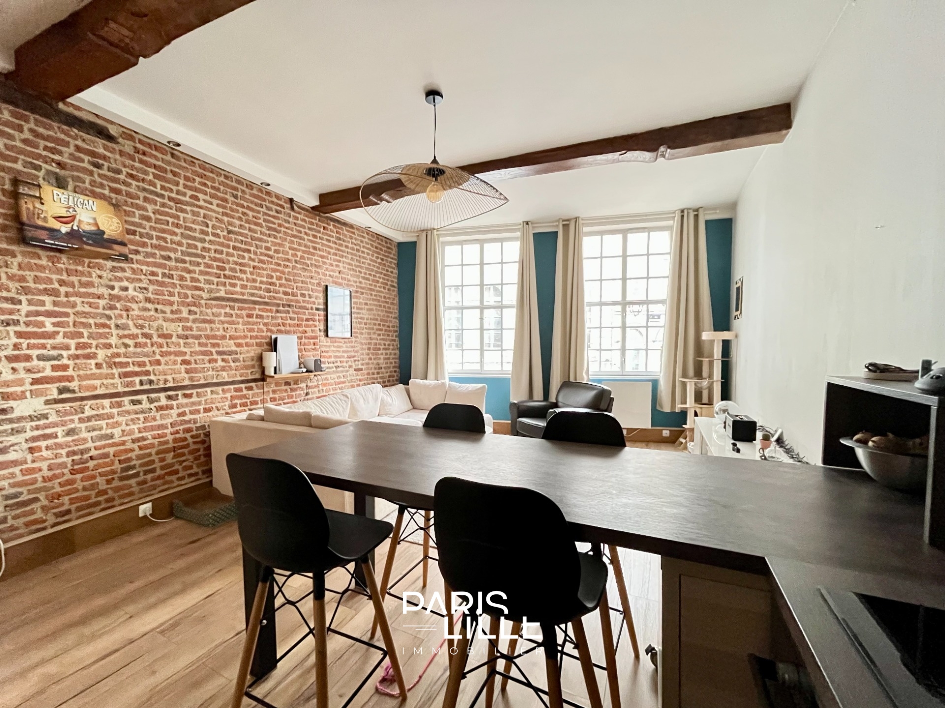 Vieux lille appartement de type 2 renove Photo 2 - Paris Lille Immobilier Vieux lille appartement de type 2 renove Photo 2 - Paris Lille Immobilier