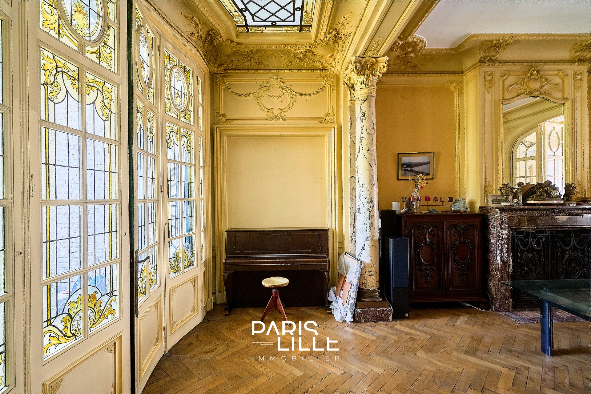 Lille saint michel demeure bourgeoise art nouveau Photo 4 - Paris Lille Immobilier Lille saint michel demeure bourgeoise art nouveau Photo 4 - Paris Lille Immobilier