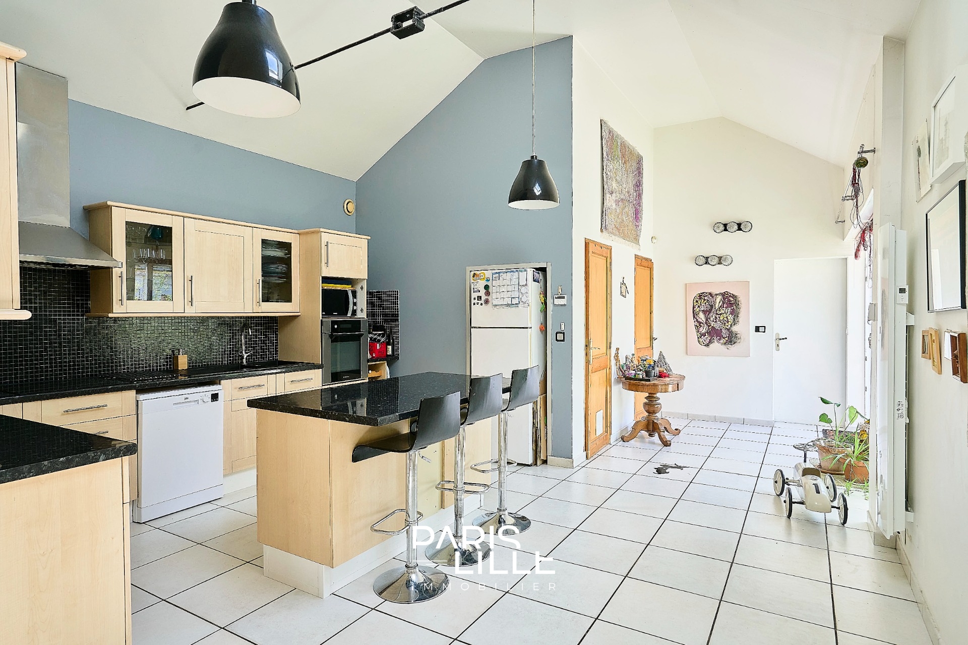 Appartement esprit loft avec garage et studio Photo 5 - Paris Lille Immobilier Appartement esprit loft avec garage et studio Photo 5 - Paris Lille Immobilier