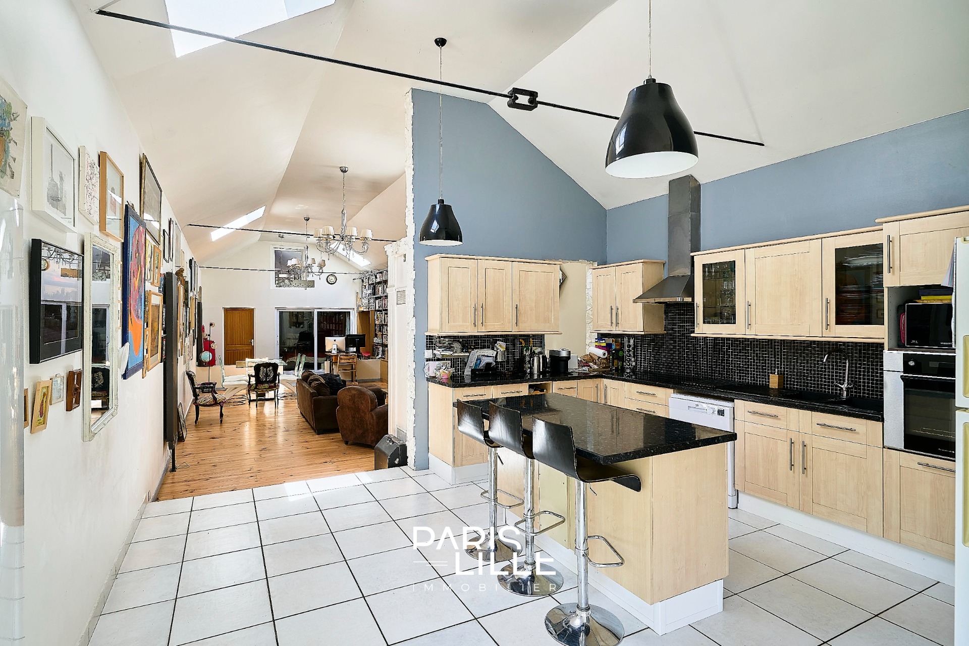 Appartement esprit loft avec garage et studio Photo 6 - Paris Lille Immobilier Appartement esprit loft avec garage et studio Photo 6 - Paris Lille Immobilier